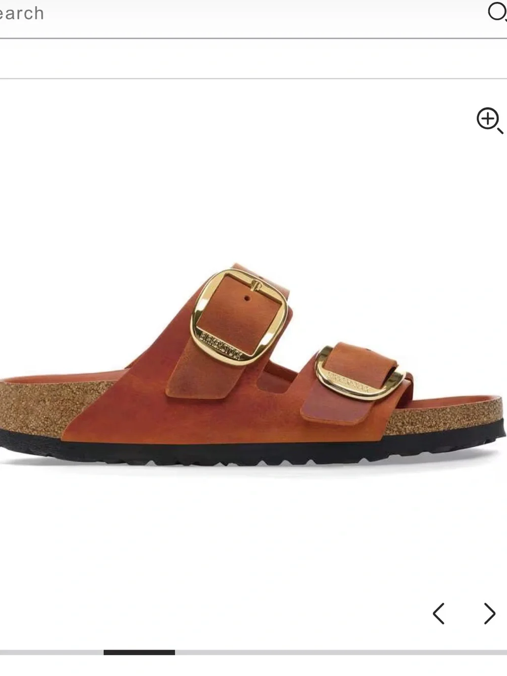 Arizona Big Buckle Burnt Orange Birkenstocks size 37